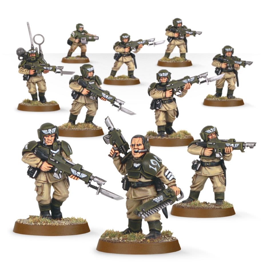 Astra Militarum Cadian Infantry Squad