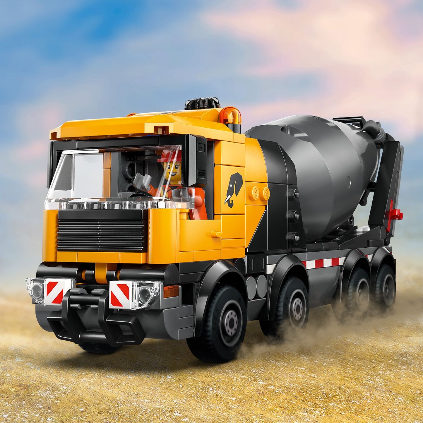 LEGO® City Cementwagen - Groot Bouwvoertuig met 3 Minifiguren voor Kinderen Vanaf 7 Jaar - 60478