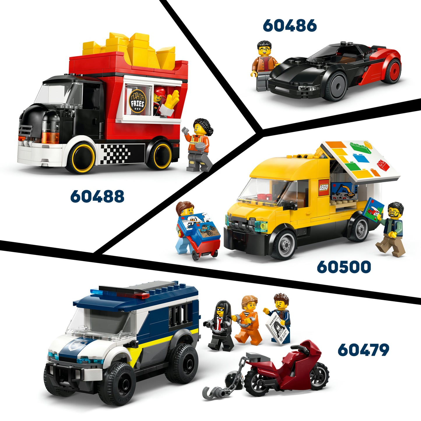 LEGO City Hot Rod Raceauto Auto Bouwpakket met Speelgoed voor Kinderen 60485