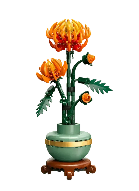 Bouw een prachtige LEGO® Chrysant (10368) met deze botanische set!
