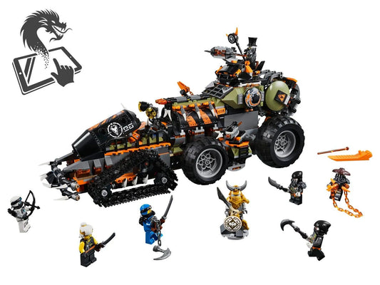 LEGO Super Dieselnaut tank met geschutskoepels 70654 Ninjago LEGO NINJAGO @ 2TTOYS | Official LEGO shopđđ„° LEGO âŹ. 89.99