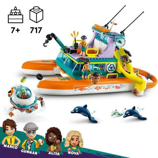 LEGO Reddingsboot op zee 41734 Friends LEGO FRIENDS @ 2TTOYS | Official LEGO shopšš„° LEGO ā¬. 71.99