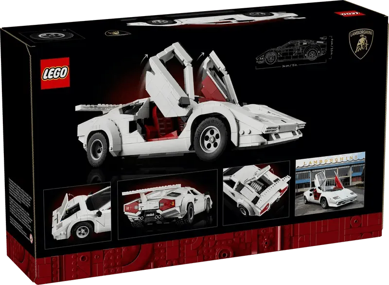 LEGO witte Lamborghini Countach 5000 Quattrovalvole 10337 Icons LEGO ICONS @ 2TTOYS | Official LEGO shop😊🥰 LEGO €. 159.99