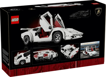 LEGO witte Lamborghini Countach 5000 Quattrovalvole 10337 Icons LEGO ICONS @ 2TTOYS | Official LEGO shop😊🥰 LEGO €. 159.99