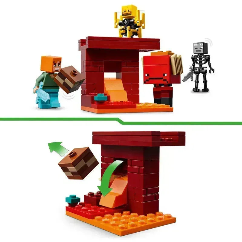 LEGO Het Nether Lava gevecht 21266 Ninjago