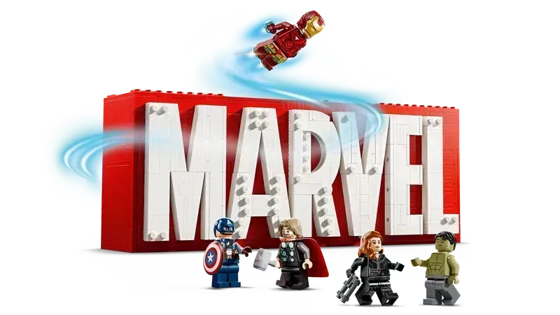 LEGO Marvel logo en figuren 76313 Superheroes