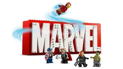 LEGO Marvel Logo and Figures 76313 Superheroes (Pre-Order: January 2025)