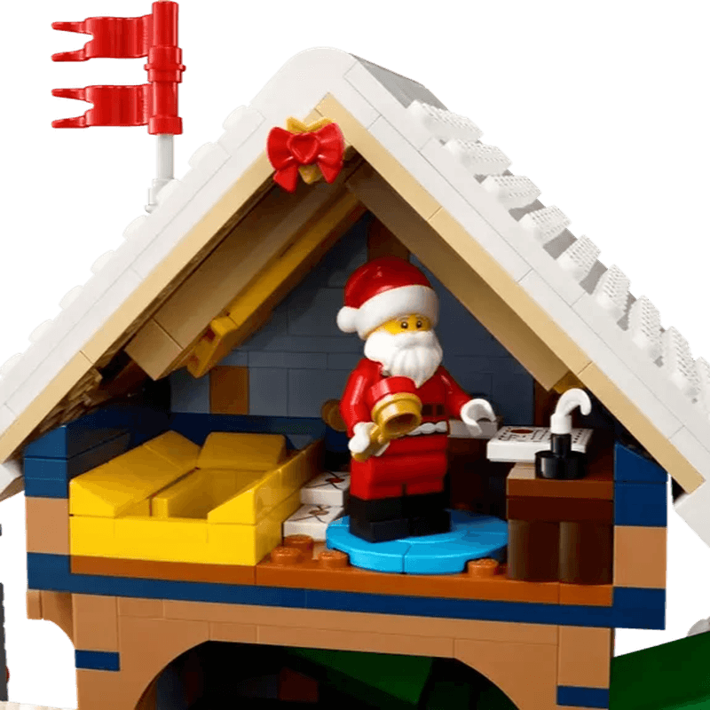 LEGO 10339 Postkantoor van de Kerstman: Een Feestelijke Bouwervaring