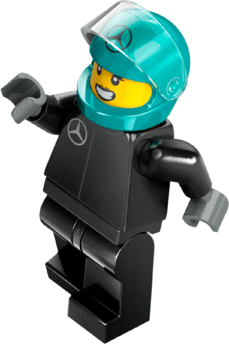 LEGO Pitbox met Mercedes AMG en Alpine F1 auto's 60444 City