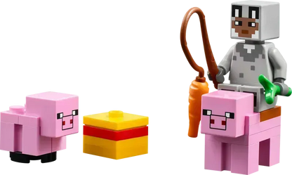 LEGO Het baby varkens huis 21268 Minecraft