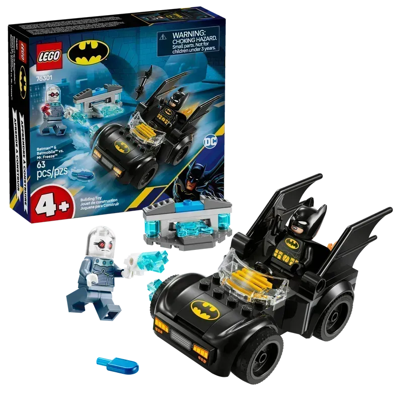 LEGO Batman &amp; Batmobile Vs Mr. Freeze 76301 Batman (Delivery: January 2025)