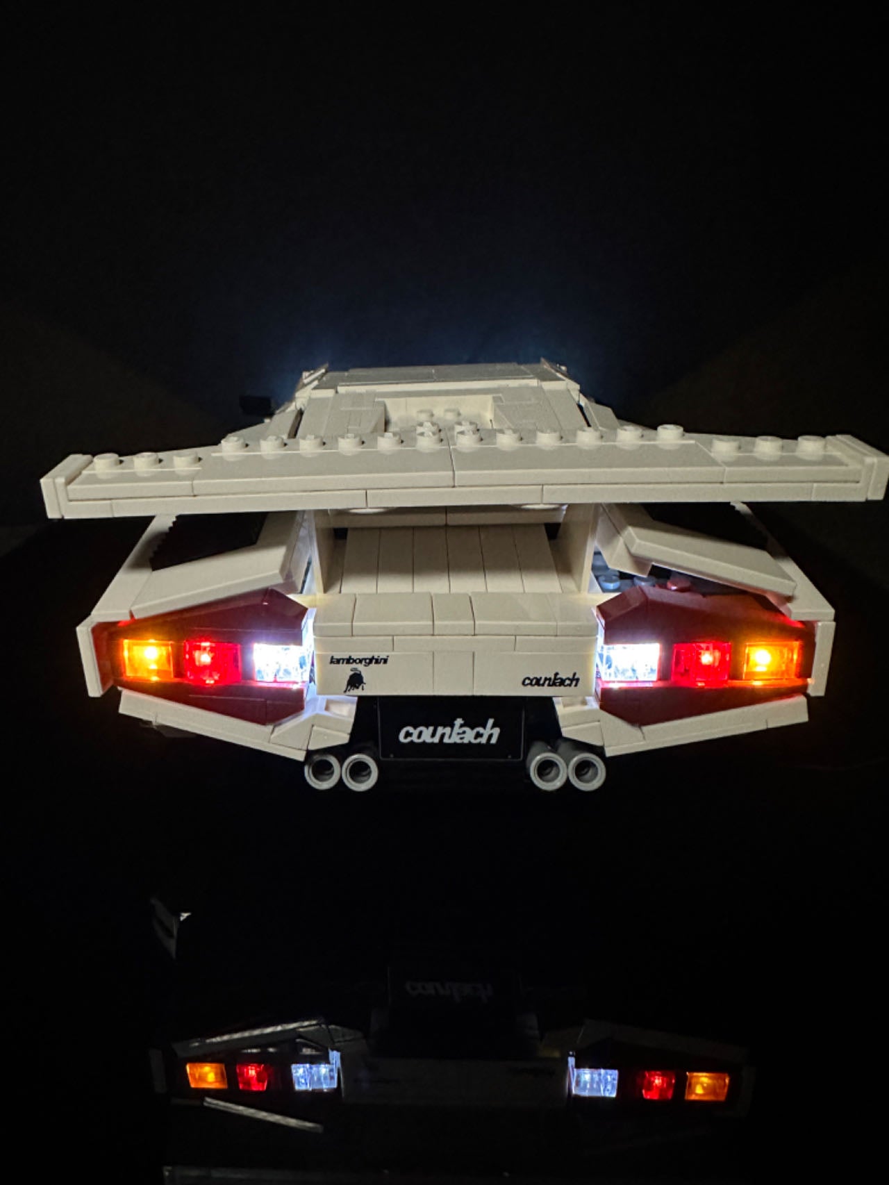 LEGO Lamborghini Countach 5000 Quattrovalvole 10337 Icons Verlichting