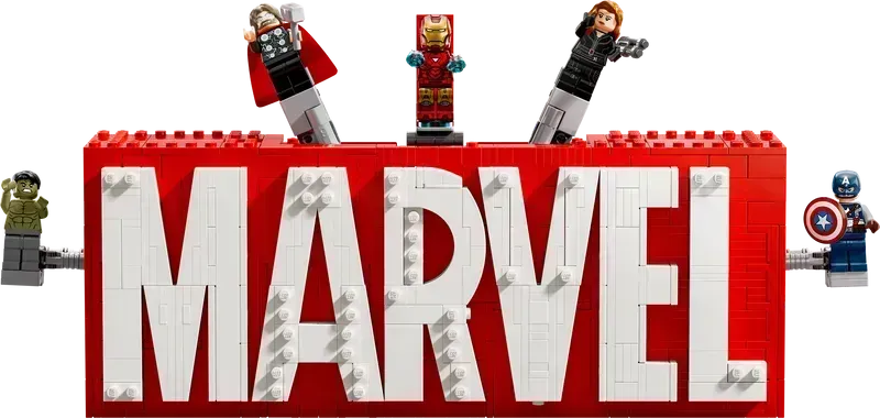 LEGO Marvel Logo and Figures 76313 Superheroes (Pre-Order: January 2025)