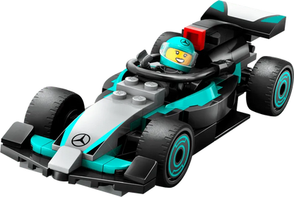 LEGO Pitbox met Mercedes AMG en Alpine F1 auto's 60444 City