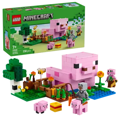 LEGO Het baby varkens huis 21268 Minecraft