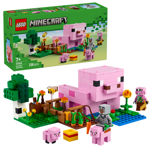 LEGO Het baby varkens huis 21268 Minecraft