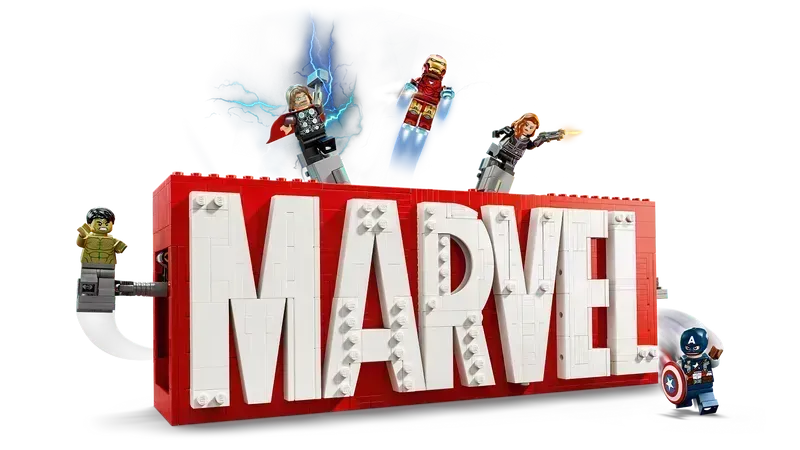 LEGO Marvel Logo and Figures 76313 Superheroes (Pre-Order: January 2025)