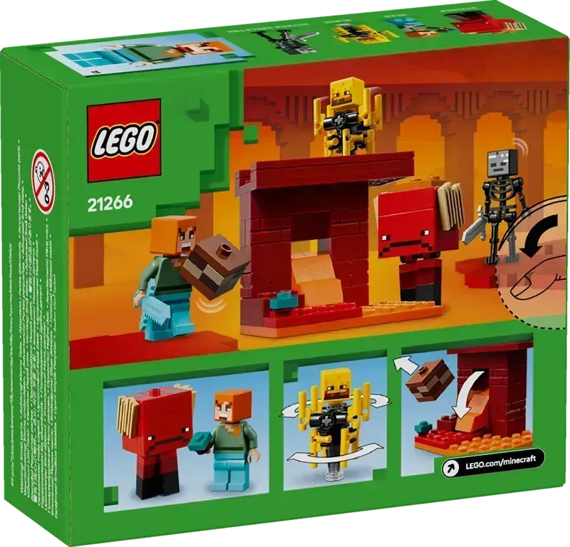 LEGO Het Nether Lava gevecht 21266 Ninjago