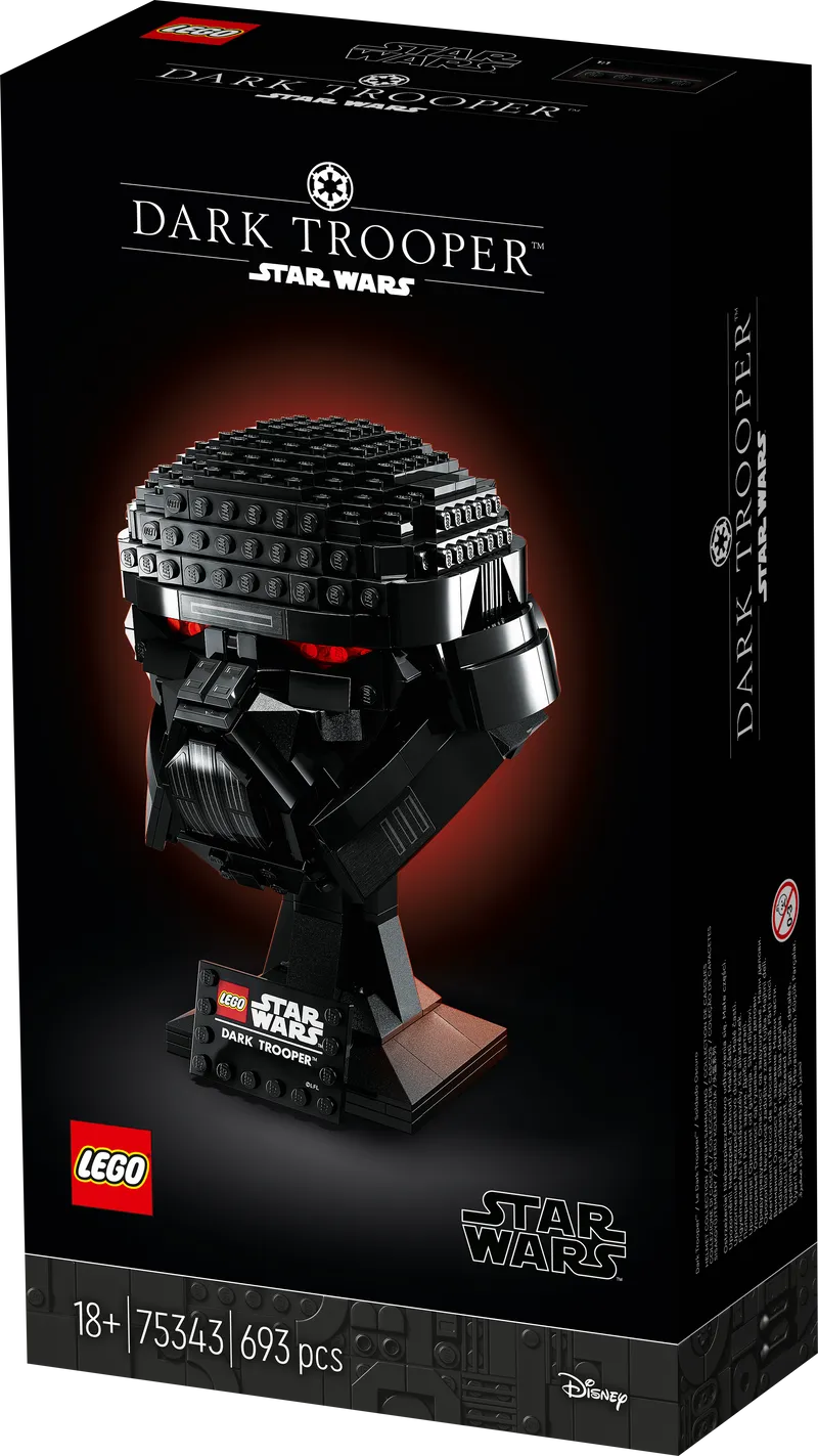 LEGO Dark Trooper helm 75343 StarWars