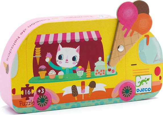 Silhouette Puzzle - Ice Cream Truck 16pcs