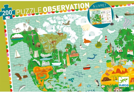 Observation Puzzle - Around The World