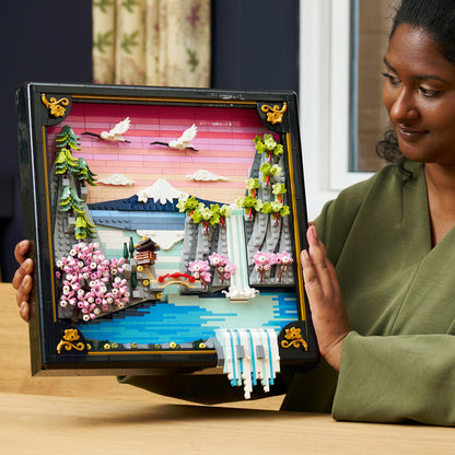 LEGO® Art Landschap met Japanse Kersenbloesems - Fraaie Wanddecoratie - 31218
