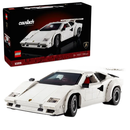 LEGO witte Lamborghini Countach 5000 Quattrovalvole 10337 Icons