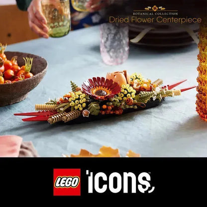 LEGO gedroogde bloemen tafelstuk 10314 Icons