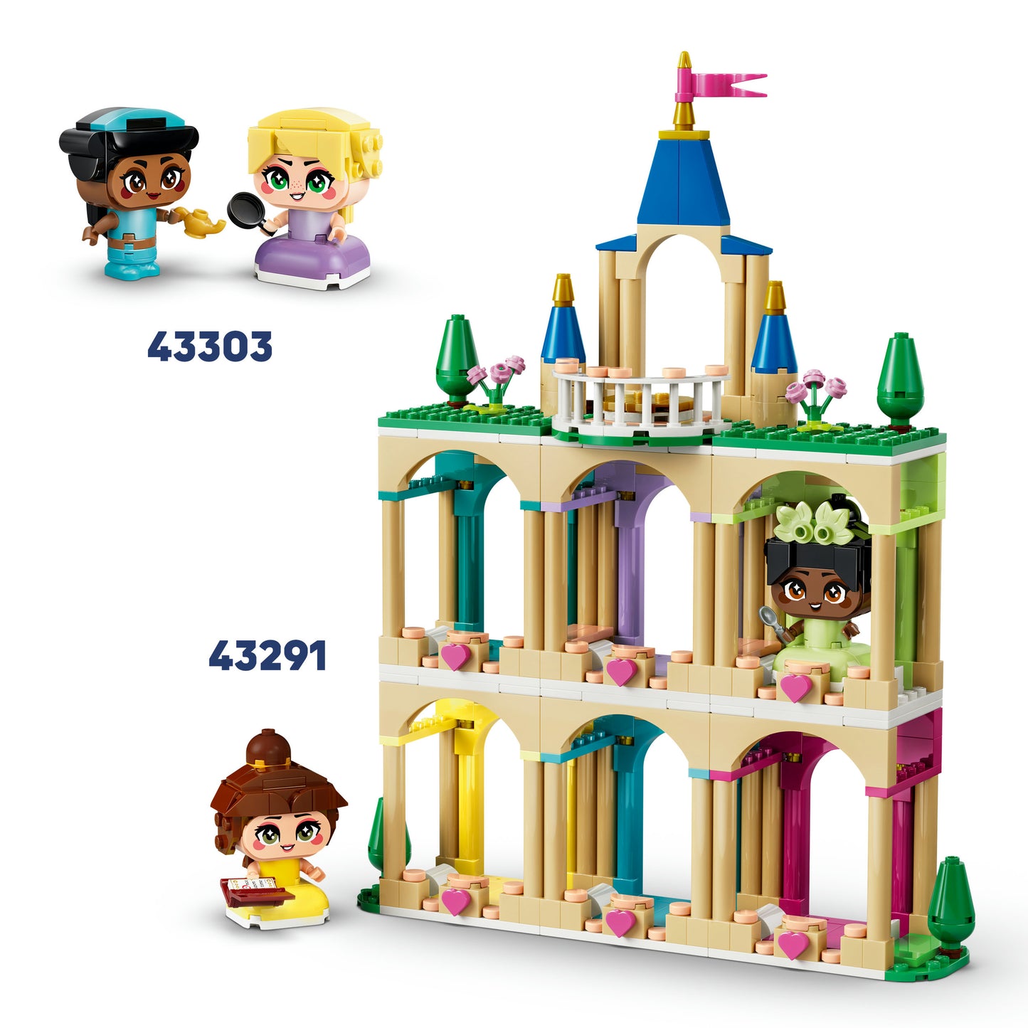 LEGO® ǀ Disney Frozen Mini Anna en Elsa - 2 Frozen Bouwfiguren voor Kinderen Vanaf 5 Jaar - 43284