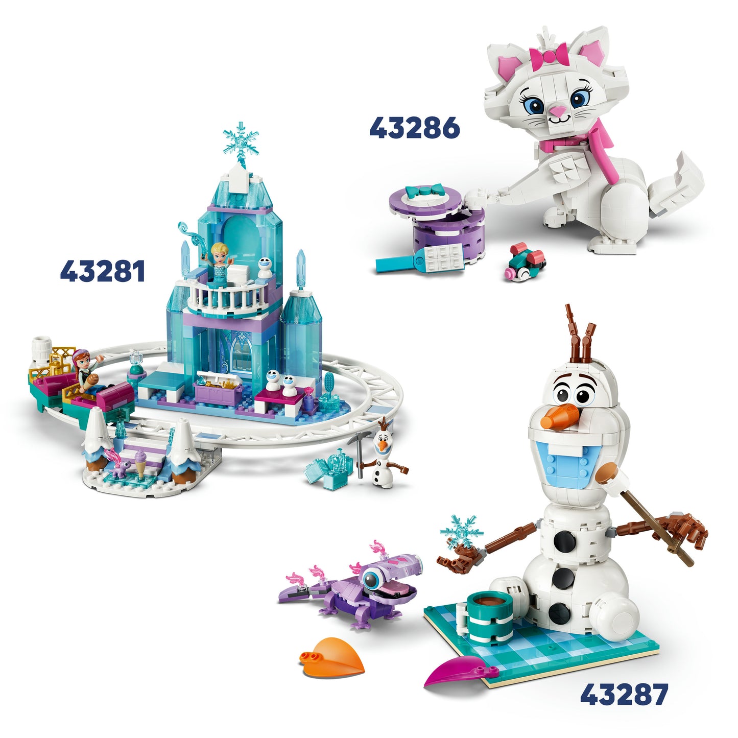 LEGO Disney Princess Ariëls Magische Minipaleis Kleine Zeemeermin Bouwpakket voor Kinderen 43285