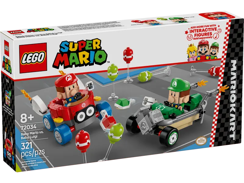 LEGO Mario Kart – Baby Mario vs. Baby Luigi 72034 Super Mario