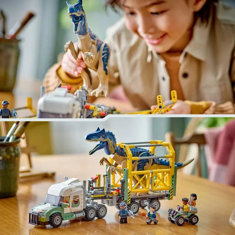 LEGO Dinosaur Missions: Allosaurus Transport Truck 76966 Jurassic World