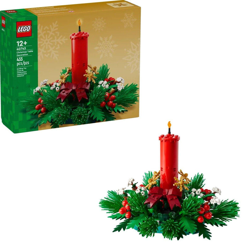 LEGO 40743 Kersttafeldecoratie: Een Feestelijke Toevoeging aan Jouw Kerstcollectie