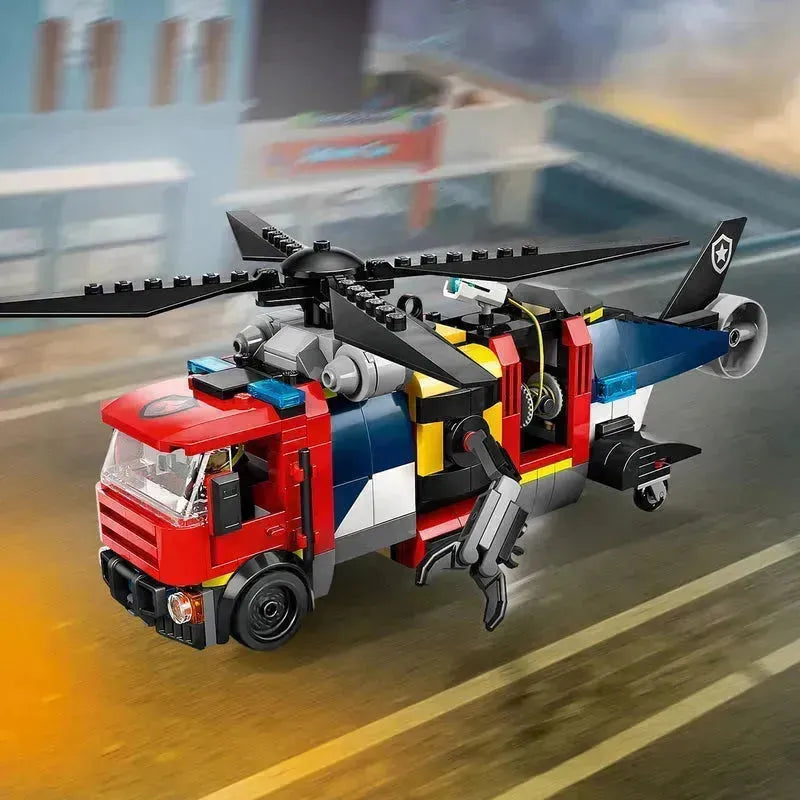 LEGO Helikopter, brandweerwagen en Onderzeeer 60462 City