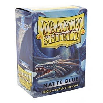 Dragon Shield Sleeves: Blue Matte