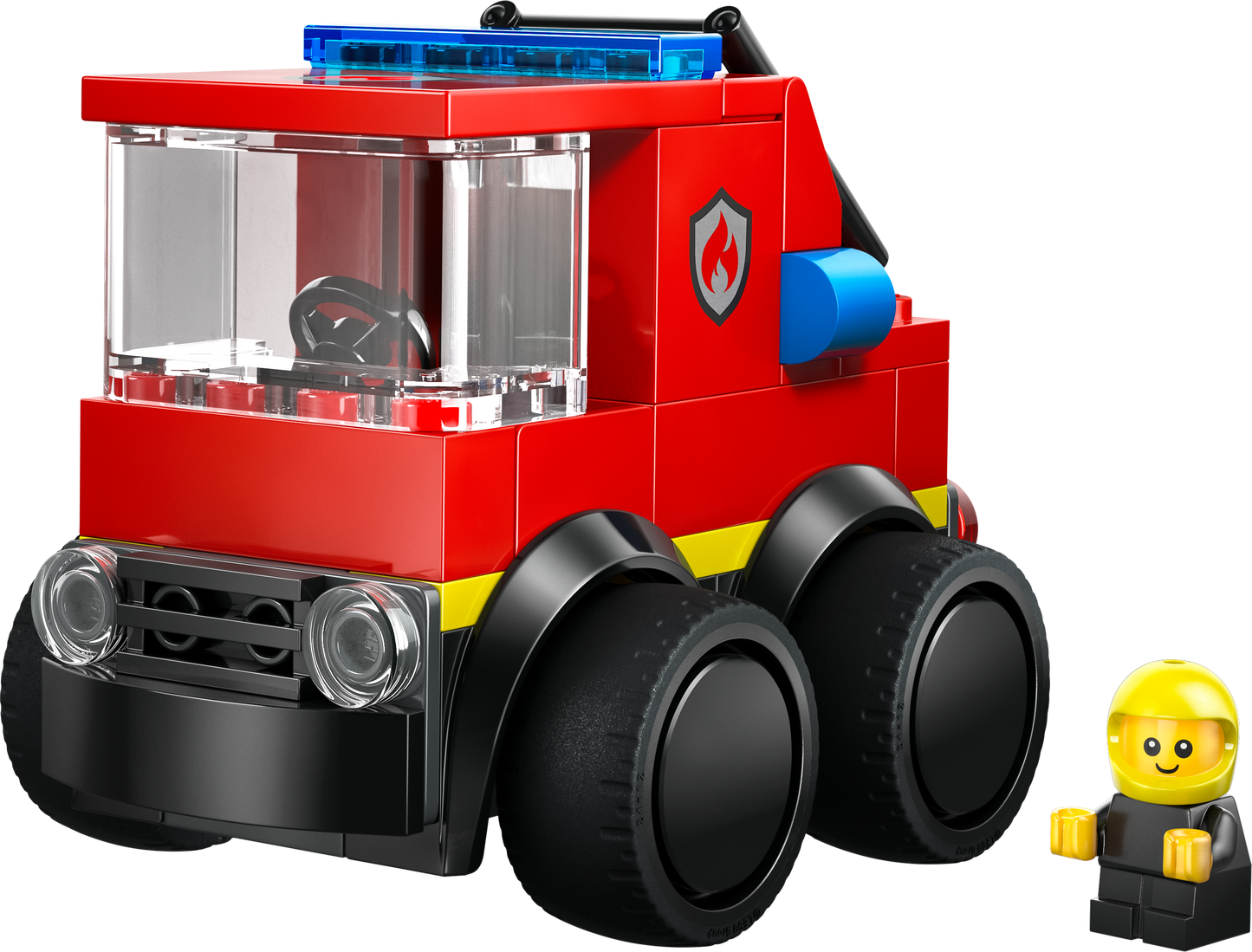 LEGO® City Voertuigen – Brandweerwagen - Mini Autobouwset met een Minifiguur van een Brandweerman - 60482