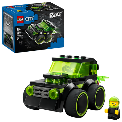 LEGO® City Voertuigen – Gaming Raceauto – Modelautoset – Racespeelgoed met Minifiguur van Coureur – 60484