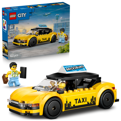 LEGO City Gele Taxi Auto Bouwpakket met Speelgoed voor Kinderen 60487