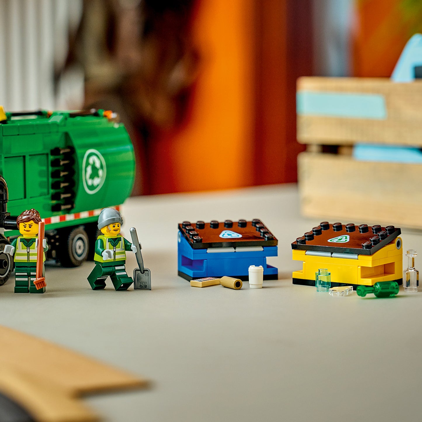 LEGO City Recyclingtruck – Vrachtwagen Speelgoed voor Kinderen vanaf 7 Jaar 60495