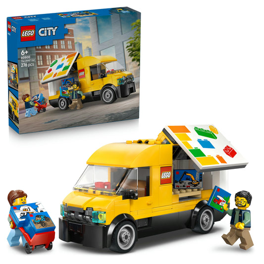LEGO® City: De LEGO Bestelwagen - Bouw- en Speelset voor Autofans Vanaf 6 Jaar - Met 2 Minifiguren - 60500