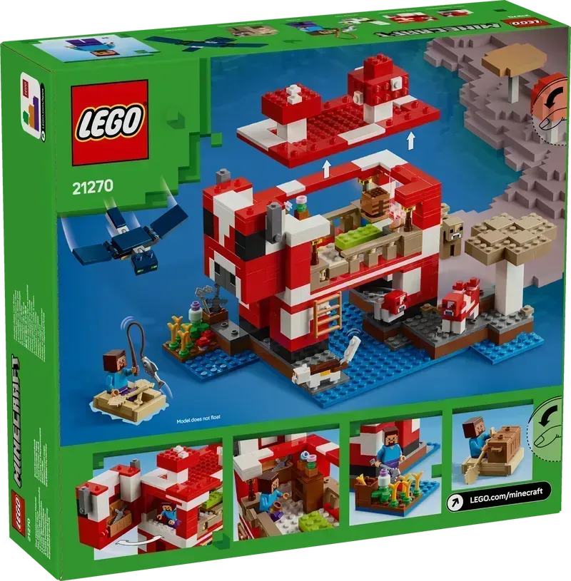 LEGO Het Paddestoelhuis 21270 Minecraft