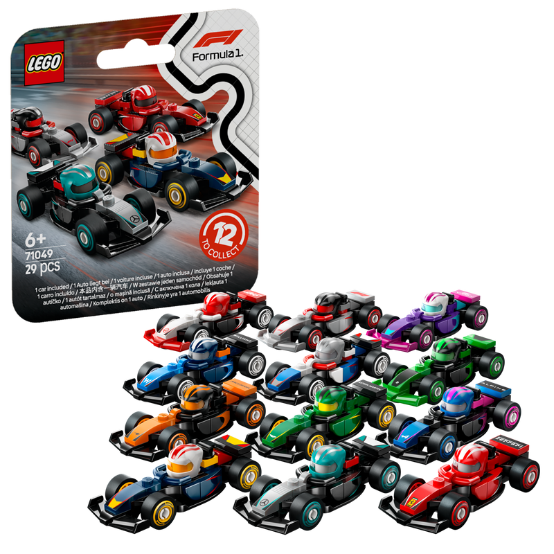 LEGO Formule 1 coureurs met hun auto 71049-3 Minifiguren (1 stuk) (Pre-Order: 1 maart)