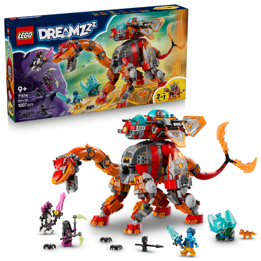 LEGO® DREAMZzz™ Dinoruimteschip Dinosaurusbouwset - 2 Bouwmogelijkheden en 4 Minifiguren - 71514