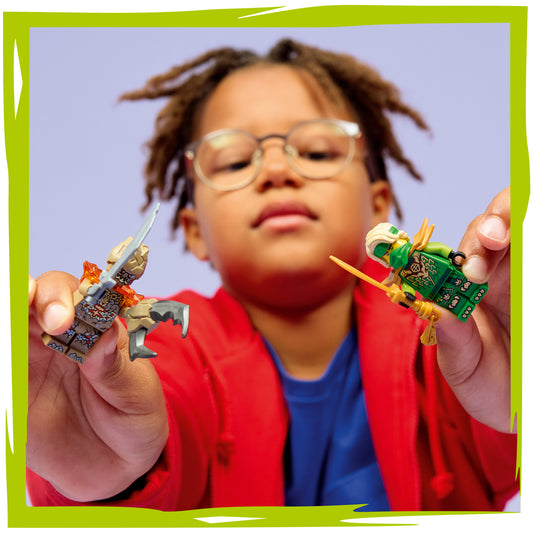 LEGO® NINJAGO® Lloyd vs. Aardemonster in Spinner - Actiespeelgoed - Set met 2 Minifiguren - 71850