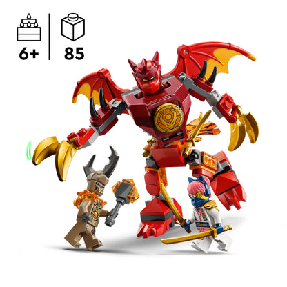 LEGO® NINJAGO® Kai's Drakenmecha Strijdpakket - Mechaspeelgoed - Speelset met 3 Minifiguren - 71851