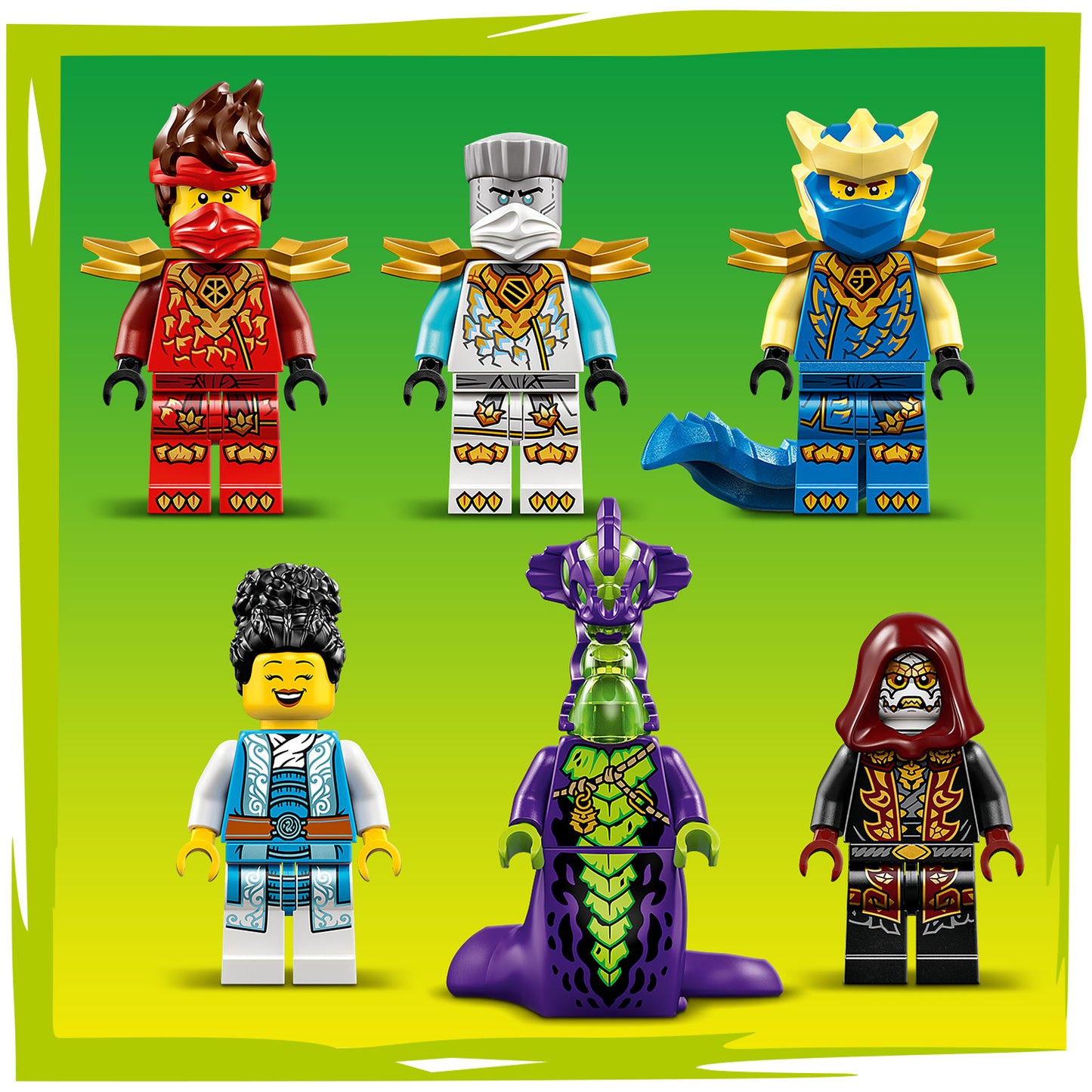 EGO® NINJAGO® Ninjavoertuigen bij de Boomhut - Actiespeelgoed - Speelset met 6 Minifiguren - 71857