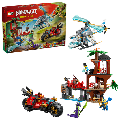 LEGO® NINJAGO® Ninjavoertuigen bij de Boomhut - Actiespeelgoed - Speelset met 6 Minifiguren - 71857