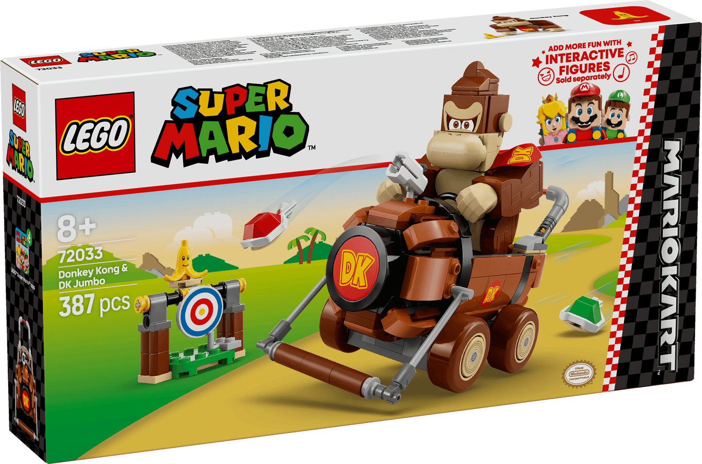 LEGO Mario Kart – Donkey Kong & DK Jumbo 72033 SuperMario (Levering: januari 2025)