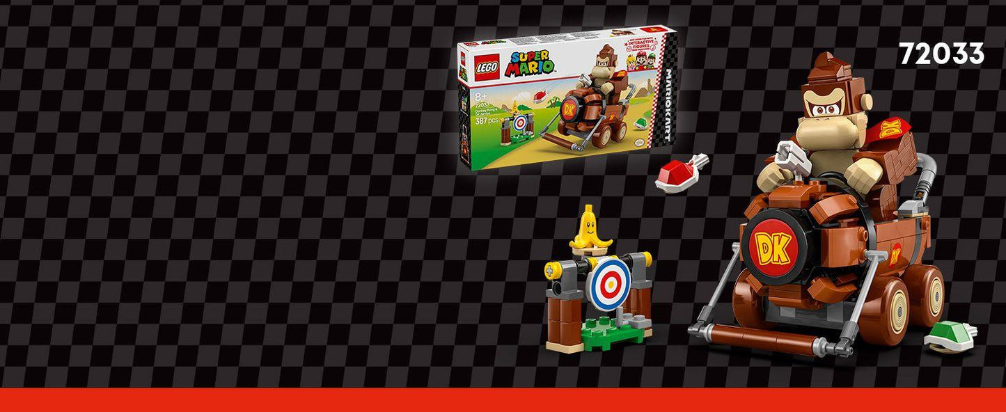 LEGO Mario Kart – Donkey Kong & DK Jumbo 72033 SuperMario (Levering: januari 2025)