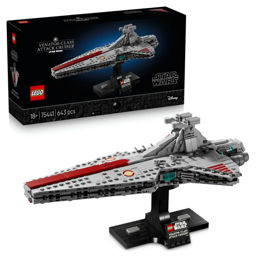 LEGO Star Wars Venator-Class Attack Cruiser Bouwpakket voor Volwassenen en Decoratie 75441